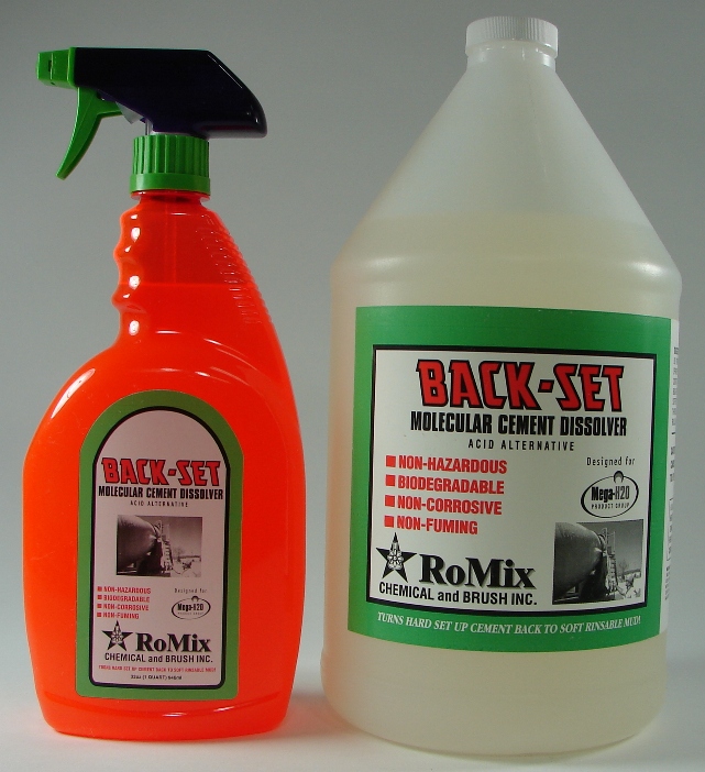 BACK-SET, Cement Dissolver, Back Set Cement Remover, 1 Gallon Jug, Concrete Remover - Image 2