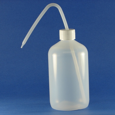 Wash Bottle, 500 ml, 16 oz., Polyethylene, Economy Wash Bottle