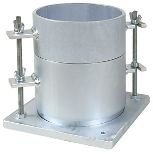 Mold, 6" CBR Compaction Mold With Solid Base
