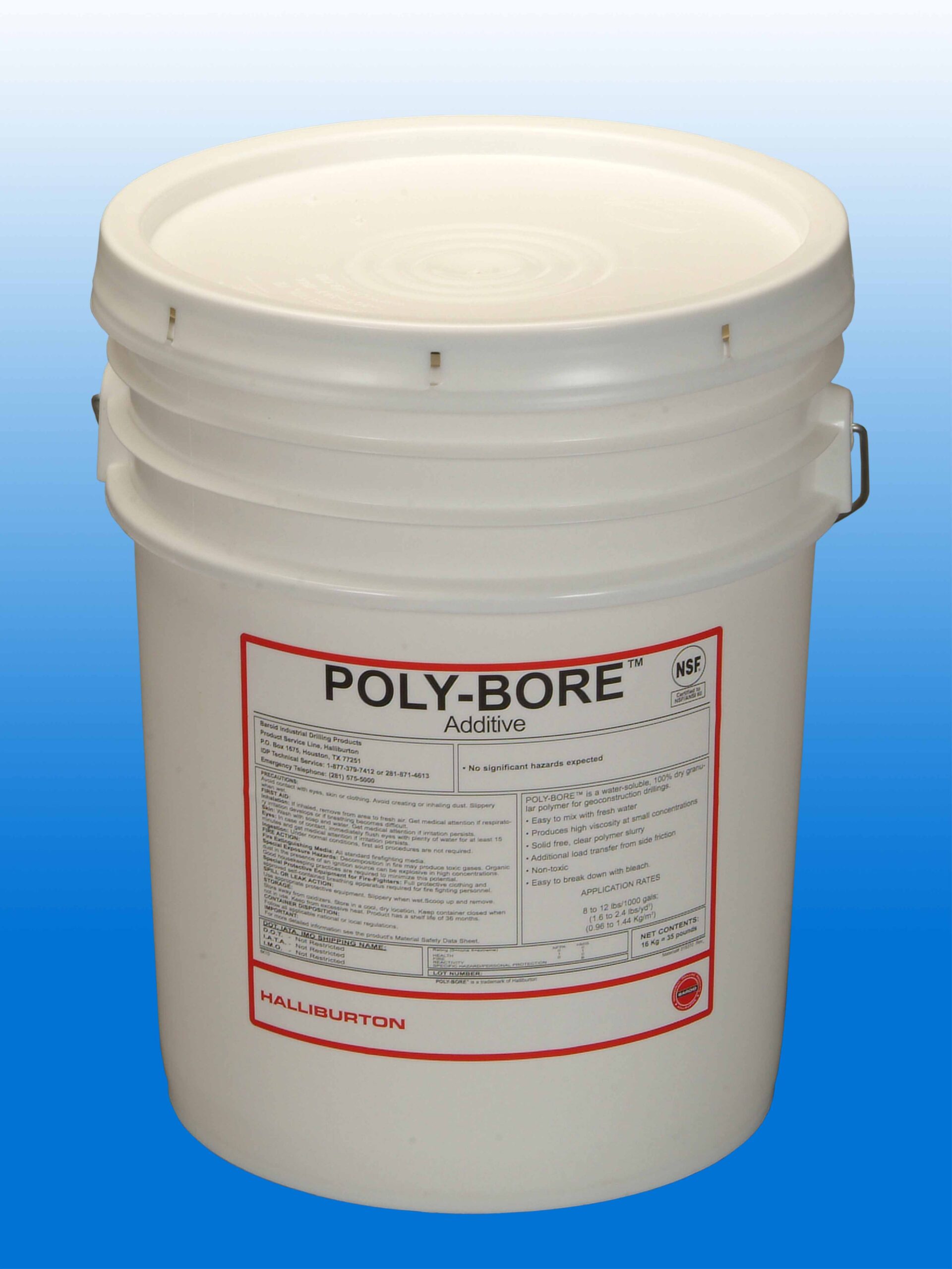 Poly-Bore by Baroid, 35 lb. Package