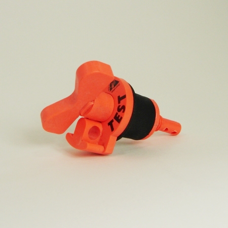 Locking Plug, (1.25) 1-1/4" Orange Locking Well Plugs for Monitor Wells, T25 Well Plug, Torquer Style