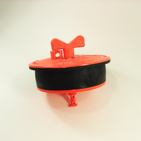 Locking Plug, 5" Orange Locking Plugs for Monitor Wells, T5 Well Plug, Torquer Style