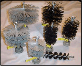 Brush, Well Cleaning Brush, WireHog Brush, 5" Poly Well Brush